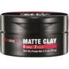 SexyHair Style Matte Clay Matte Texturizing Clay | Separates, Defines and Molds | Helps Tame Unruly Ends | Washes Out Easily