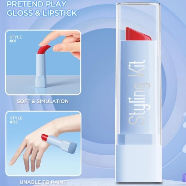 Makeup Kit Play Set, Pretend Makeup Toys for Girls Gifts 3-5 Years Old (Not Contains Real Cosmetics)