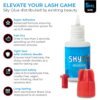 61pSGprxzL._SL1000_.jpg 2 Pack Sky Glue S+ Eyelash Extension Glue Professional Use Only - Extra Strong Lash Extensions Adhesive 6-7 Weeks Retention and 1-2s Dry, Long Lasting Semi Permanent Black Glue - 2 Bottles 5 ml Ea