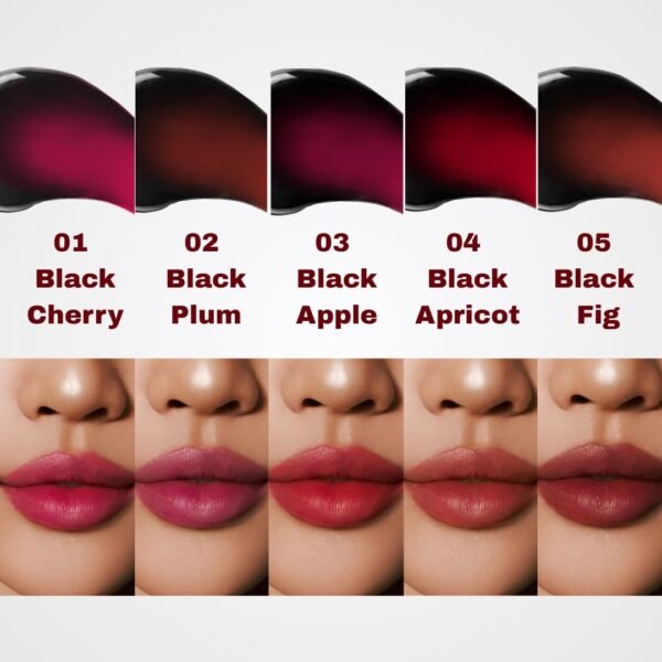 61-dCd0L65L._SL1080_.jpg MILKTOUCH Black Peel Off Lip Tattoo – Long-Lasting Matte Lip, Waterproof & Transfer-Proof, Highly Pigmented, Stay-On-All-Day Lip Tint Stain (4.5g) #05 Black Fig