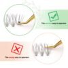 61-fffuVYTL._SL1500_.jpg Individual Lashes, Lash Clusters, 240 Pcs 10D Individual Lash Extensions, Natural Soft Lightweight Reusable, Thickness 0.07mm C Curl False Eyelashes 8/9/10/11/12mm (10D 8-12mm)