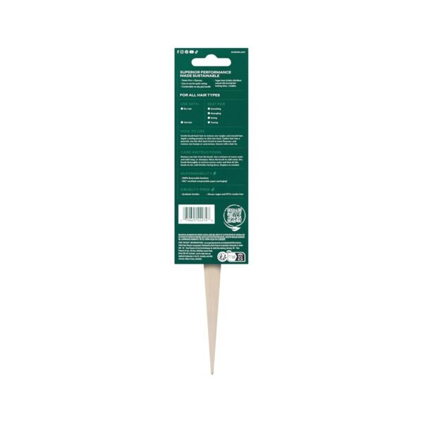 610GQBcCSCL._SL1500_.jpg EcoTools Slick Back Hairbrush, Small Brush For The Perfect Ponytail Or Bun, Tease, Smooth, & Style Hair, Tame Frizz & Flyaways, Renewable Bamboo Handle & Vegan Boar Bristles, Cruelty-Free, 1 Count