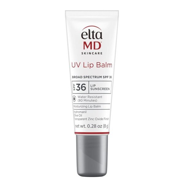 610Ydj0HJKL._SL1500_.jpg EltaMD UV Lip Balm Sunscreen, Moisturizes and Protects Dry Cracked Lips, Water Resistant up to 80 Minutes, Transparent Zinc Oxide Sunscreen