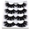 610j9HfrTiL._SL1000_.jpg HBZGTLAD NEW 4 Pairs 3D Mink Hair False Eyelashes Criss-cross Wispy Cross Fluffy length 25mm Lashes Extension Handmade Eye Makeup Tools (MDR-5)