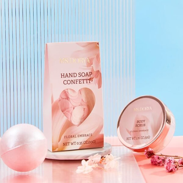 Spa Gift Baskets for Women Mom, Birthday Gifts for Her Wife, - 8 Pcs Relaxing Self Care Gifts Set with Cosmetic Bag & Bubble Bath, Ideal Mothers Day Gifts for Women, Wife, Girlfriend, Mom