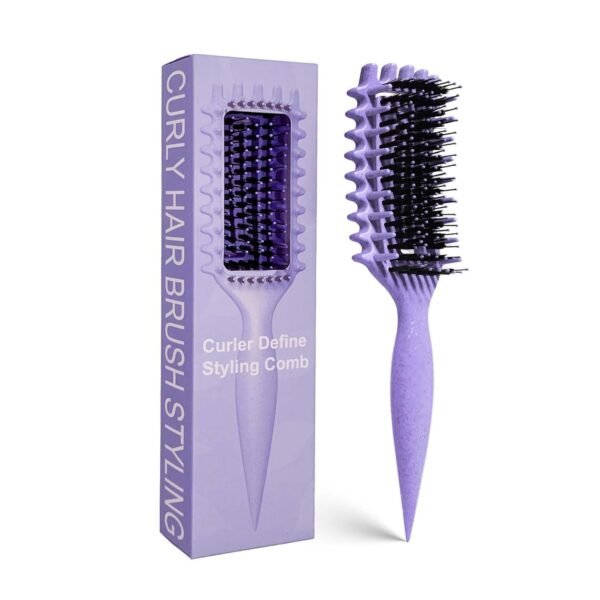 610rqDNPseL._SL1500_.jpg Curly Hair Brush Candybrush Curl Defining Brush for Detangling Shaping and Defining Curls for Women, Men, Wet & Dry Hair (Purple)