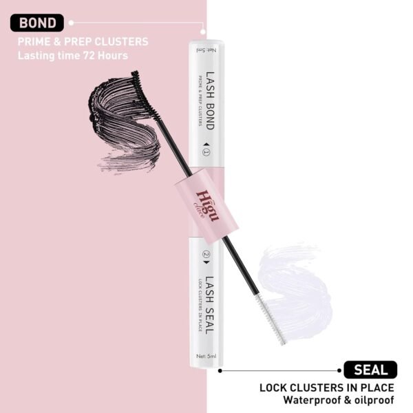 610sXET2EzL._SL1500_.jpg Higu clace DIY Eyelash Extension Kit, 144pcs D Curl Lash Clusters, 8-16mm Softy Cluster Lashes, with Lash Bond and Seal, Lash Tweezers, Reusable Fluffy Cluster Eyelash Extension Kit(R-08 Kit)