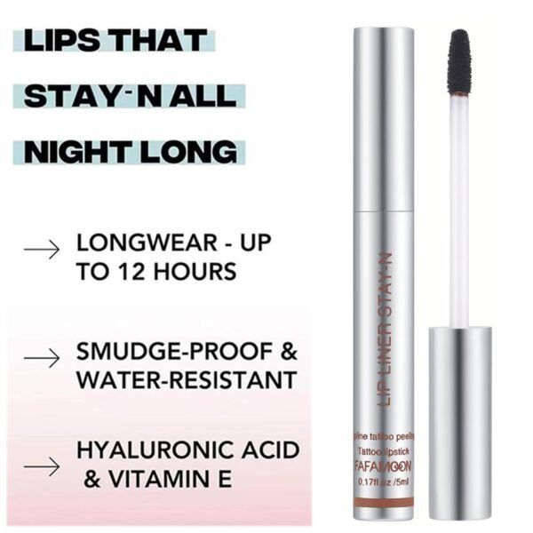 610zmpxyWML._SL1500_.jpg BONNIE CHOICE 3 Colors Peel Off Matte Lip Liner Stain, Long Lasting Natural Peel Off Tattoo Lip Stain, Waterproof Non-Stick Cup Lip Tint Peel Off Lip Gloss, Lip Makeup Gifts for Women (3pcs/Set B)