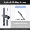 COSNORI Eyelash Tinting Serum 01 Deep Black - Korean Eyelash Boost Tinted Serum – Eyebrow Growth Enhancer for Longer and Thicker – Lash Perm Essential - Vegan, Irritation Free 0.3 fl.oz / 9g (Black)