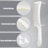 611Bb6foRSL._SL1500_.jpg Fade Hair Trimming Guide for Men Haircut, Adjustable Silicone Curved Haircut Band, Curved Positioning Comb and Flat Top Comb for Home DIY Haircuts, Self Haircut Kit Guide Salon Styling Tools