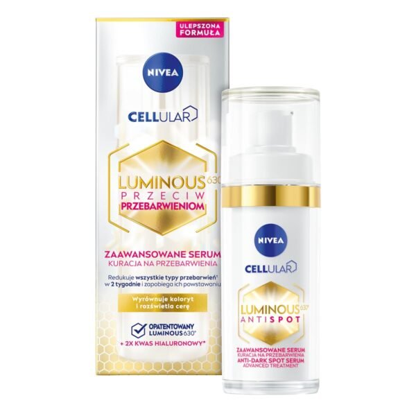 NIVEA Cellular Luminous630 Anti-Pigment Spot Intensive Serum (30 ml), Brightening Serum for an Even & Radiant Complexion, Face Care Against Pigment Spots.