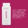 Native Body Wash Contains Naturally Derived Ingredients | For Women & Men, Sulfate, Paraben, & Dye Free Leaving Skin Soft and Hydrating | Cherry & Vanilla Macaron 18 oz - 2 Pk