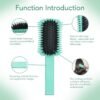 611ML7L6uVL._SL1280_.jpg Curly Hair Brush Defining, Volume Curl Defining Brush for Effortlessly Detangling Shaping and Styling Women's Curls, Reduce Pulling (Green 1PC)