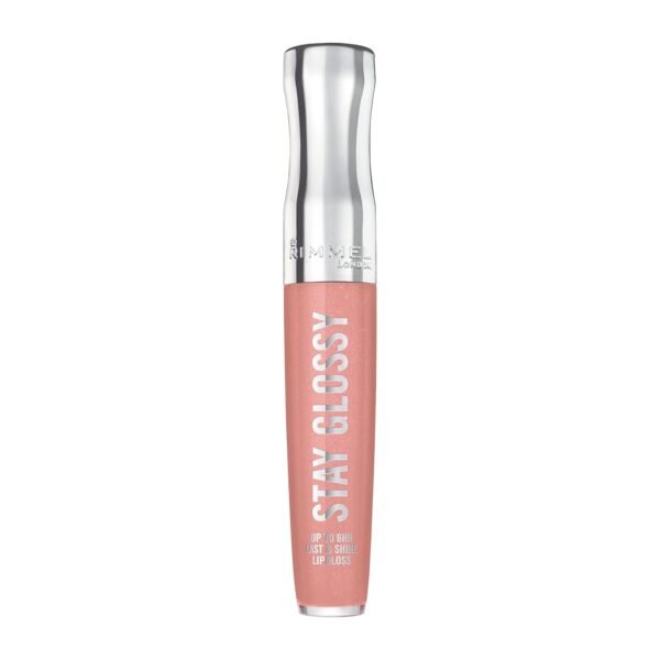 611ejWPlqIL._SL1500_.jpg Rimmel London Stay Glossy, 450 Pink About It, Lip Gloss, Non-Sticky, Color and Shine, Up To 6-Hour Wear, Precise Applicator, 0.18oz