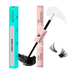 611izKsncpL._SL1500_.jpg VAVALASH Lash Bond and Seal Cluster Lash Glue Individual Lashes Glue for DIY Lash Extensions Long Retention Strong Hold 48-72 Hours Waterproof Lash Bond for Lash Clusters(5ml+5ml)