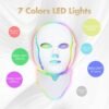 Red Light Therapy for Face, Led Face Mask Light Therapy, 7-1 Colors LED Facial Skin Care Mask