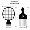 611qpPokSBL._SL1500_.jpg Upgraded Hair Twist Comb Hair Sponge Brush and Metal Afro Hair Pick Comb Set for Black Men Women Curls, 2 In 1 Afro Hair Coil Pick Combs Curl Brush (2 Pcs)