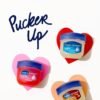 Vaseline Lip Therapy Original 4-Pack – Moisturizing Lip Balm for Very Dry Lips in Mini Jars, 0.25 Oz Ea