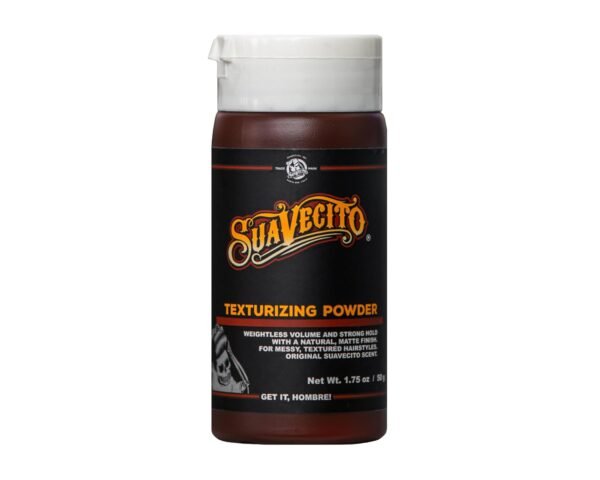 Suavecito Texturizing and Volumizing Hair Styling Powder with Shine Free Matte Finish and Strong Hold - No Mess, Oil Absorbing, Long Lasting