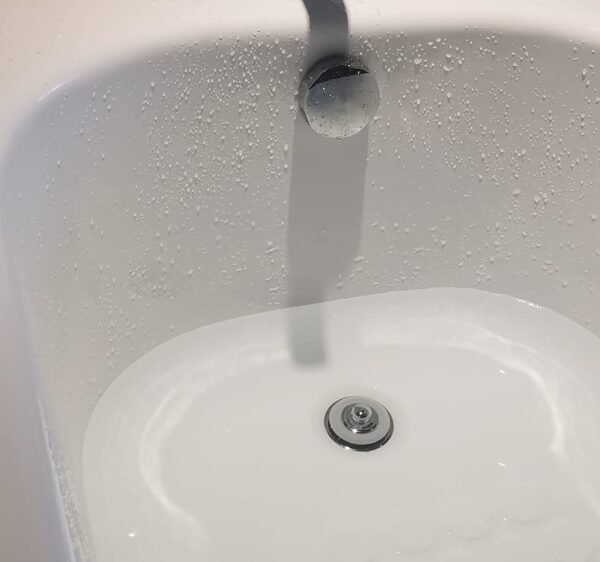 Silicone Bathtub Stopper, Washbasin Drain Plug, Bathtub Plug(Patented Design) (Gray)