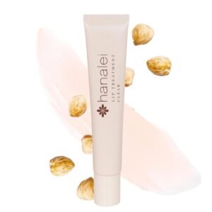 6126IPXp5L._SL1500_.jpg Hanalei Lip Treatment for Dry, Chapped Lips – Intensive Overnight Moisturizer with Kukui Oil, Shea Butter & Grapeseed Oil – Hydrating Balm for Healing Cracks – Clear Tint, Full-Size 15g – Cruelty-Free