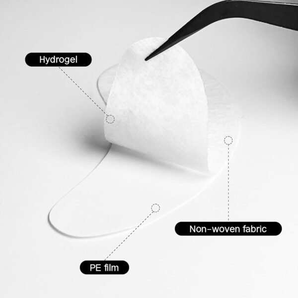 6127Coe75oL._SL1500_.jpg Vaincre 120 Pairs Hydrogel Under Eye Patches, Gel Eye Pads Lash Extensions, Lint Free Eyelash Lash Lift Pads for Eyelash Extension Supplies Tools