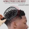 612i303l6KL._SL1000_.jpg Upgraded Hair Twist Comb Hair Sponge Brush and Metal Afro Hair Pick Comb Set for Black Men Women Curls, 2 In 1 Afro Hair Coil Pick Combs Curl Brush (2 Pcs)