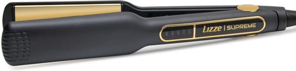 613RFB3Lo6L._AC_SL1500_.jpg Professional Flat Iron Hair Straightener Plancha De Cabello Professional - Titanium Hair Iron Straightens Frizzy Hair Curls - Sleek Salon Hair Styling Tool - Lizze Supreme 1.5" Pro Straightening Iron