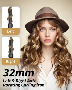 613Wlx4z7DL._AC_SL1213_.jpg Diffuser Hair Dryer Brush, 7 in 1 Air Wrap Hair Styler, 1400 Watts Blow Dryer for Women, Hair Care Styling Tools, Auto Curling Iron, Multi Hair Styler for Fast Drying Curling Straightening Volumizing