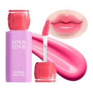 613Z2tKNPL._SL1500_.jpg Pudding Glow Korean Lip Tint | Natural Lip Stain | Gloss to Stain | Long-Lasting & Non-Sticky | Lightweight Lip Tint 0.14 oz. (05 PINK LAMP)