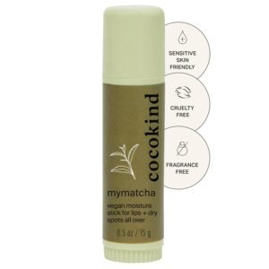 613a5mdKuQL._SL1500_.jpg Cocokind Mymatcha All-Over Moisture Stick, Lip Balm and Eye Cream for Dry Skin 0.5 Oz