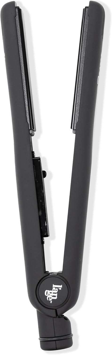 613mkh-TbaL._AC_SL1500_.jpg L'ANGE HAIR Aplatir Ceramic 1" Flat Iron | Adjustable Temp & Dual Voltage Hair Straightener | Tourmaline-Infused Plates for Smooth, Frizz-Free Styling | 1 Inch Styling Tool (Black)