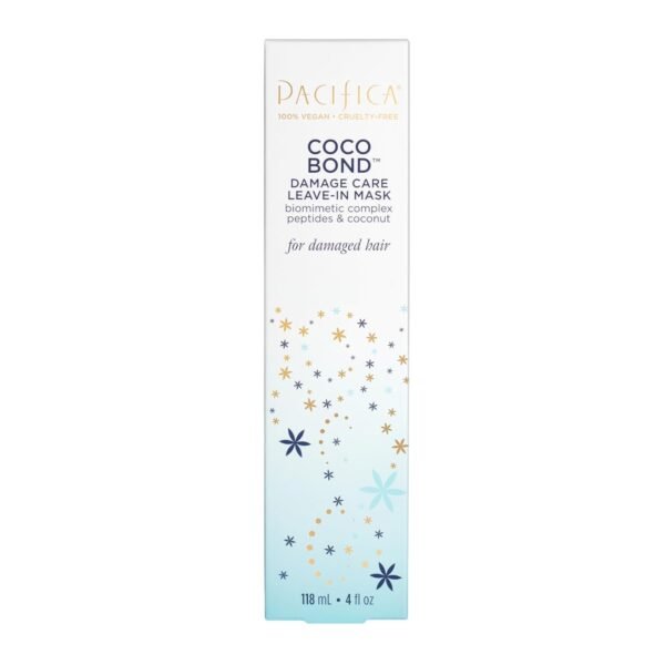 PACIFICA Beauty, Coco Bond Damage Care Leave-In Repair Mask Treatment, Dry & Damaged Hair from Bleach, Color, Chemical Services, Chlorine, & Heat, Coconut, Vegan