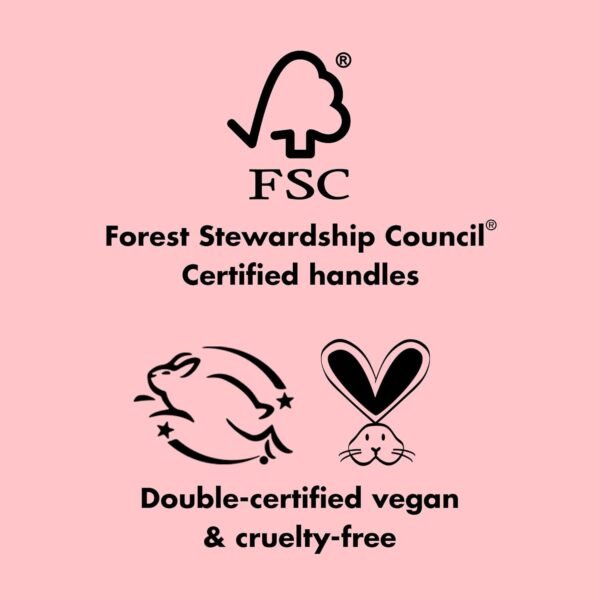 e.l.f. Flawless Face Kit, 6-Piece Brush Collection, Brushes For Face, Eyes & Brows, Vegan & Cruelty-Free