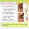 Ardell Winks Press On Eyelash Extensions, Natural - DIY Lash Clusters, 30 Individual Lashes, Natural Look Lashes with Applicator, 1 Pack