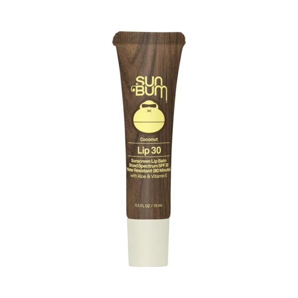614OGgefxqL._SL1500_.jpg Sun Bum SPF 30 Lip Balm Sunscreen - Broad Spectrum Moisturizing Sunscreen with Aloe & Vitamin E - Hawaii 104 Act Compliant (Made Without Octinoxate & Oxybenzone) - 0.5 oz