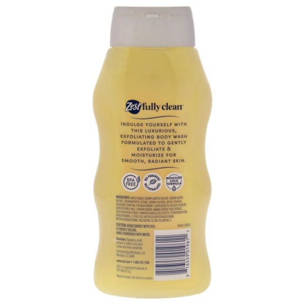 614ZEYwnL._SL1500_.jpg Zest Body Wash - Enriched with Coconut Milk - Invigorating Scent - Hydrating Body Soap - Suitable for All Skin Types - Coconut Milk and Mango - 20 oz