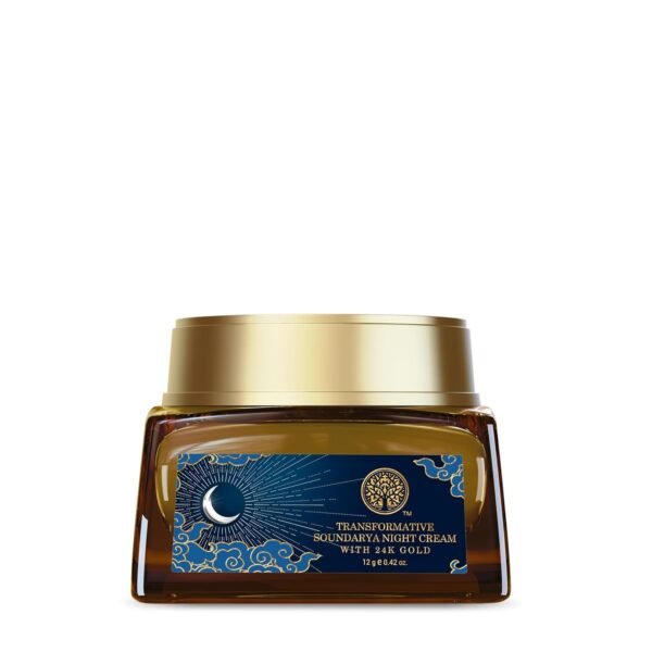 614qMzKnxTL._SL1500_.jpg Forest Essentials Transformative Soundarya Anti Ageing Night Cream with 24K Gold | For Dry & Dehydrated Skin | With Bakuchiol & Hyaluronic Acid | Moisturising and Hydrating