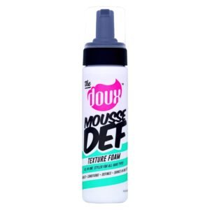 The Doux Mousse Def Texture Foam, Multi-Use Mousse Hair Foam to Style, Condition, Define, Volumize, and Add Shine - 7oz