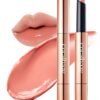 6158Vo-cExL._SL1350_.jpg Volumizing Lip Fondue 07 Humble 2g, 3-in-1 Melting Balm for Hydrating Lip Care, Plumping Volume and High-Gloss Water Glow, Infused with Rosehip Oil for Longlasting Moisture, Korean Makeup