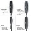 bareMinerals Strength & Length Serum-Infused Black Mascara with Plant-Based Lash Serum, Lengthens, Lifts + Defines Lashes for Healthier Lashes, Vegan