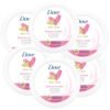 Dove Nourishing Body Care, Face, Hand, and Body Beauty Cream for Normal to Dry Skin Lotion for Women with 24-Hour Moisturization, 6-Pack, 5.07 Oz Each Jar