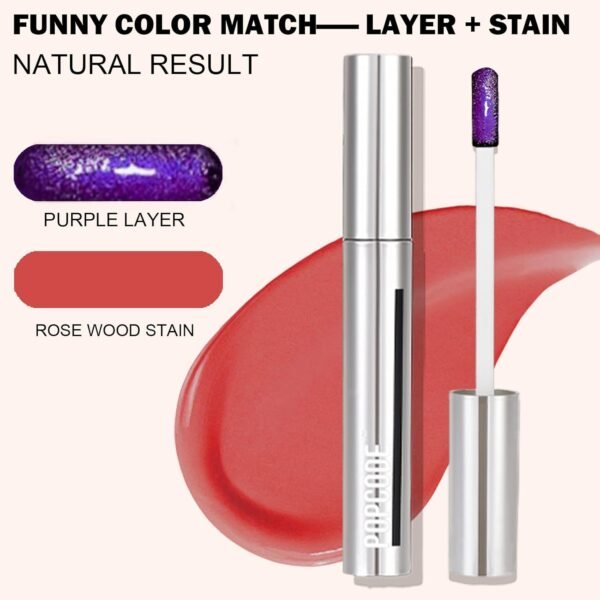 61604rbXJNL._SL1500_.jpg Lip Tint Stain Peel Off NEW FORMULA - Long Lasting, Transfer Proof and Waterproof Lip Makeup, Matte Finish Lip Stain Peel Off, Infused with Vitamin E & Algin & Hydroxyacetophenone, #001 Rose Wood