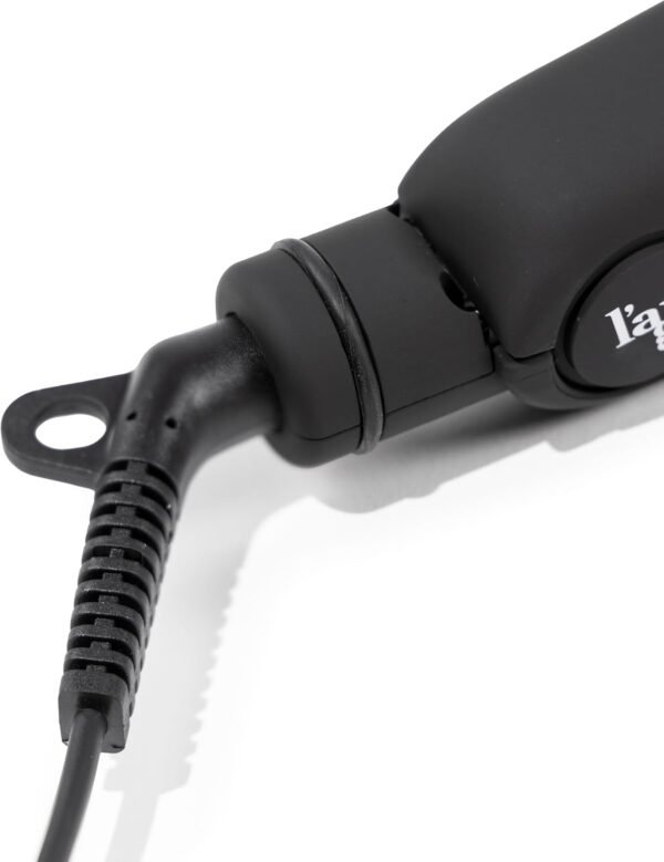 616ElqaWn1L._AC_SL1500_.jpg L'ANGE HAIR Aplatir Ceramic 1" Flat Iron | Adjustable Temp & Dual Voltage Hair Straightener | Tourmaline-Infused Plates for Smooth, Frizz-Free Styling | 1 Inch Styling Tool (Black)