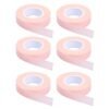 616OpqE6T1L._SL1500_.jpg 6 Rolls Eyelash Tape,Adhesive Fabric Eyelash Extension Tape,Breathable Micropore Fabric Tape for Eyelash Extension Supplies,9 m/10 Yard Each Roll (Pink)