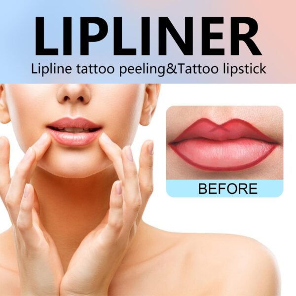 6171St6pLRL._SL1457_.jpg Peel-Off Matte Lip Stain - Long-Lasting Lip Liner Tattoo, Waterproof & Transfer-Proof for All Skin Types (Dark Brown, 1Pc)
