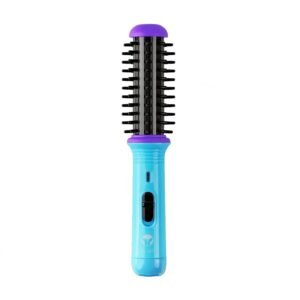 6171aNlHNnL._SL1500_.jpg CALISTA GoGo Mini Heated Round Brush | Curl, Touch-Up, De-Frizz, Smooth, and Style Hair with Mini 7” Styling Tool | Heats to 365°F | Perfect Travel Tool | Dual Voltage (Berry Burst)