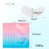 110 Pairs C. ARTIST 100% Natural Eyelash Extension Under Eye Gel Pads patches kit Collagen Aloe Vera Hydrogel Eye Patches Eyelash Extension Supplies Tools, Lash Extension Supplies, lash tech supplies