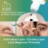 617TJt2X0TL._SL1001_.jpg 2025 Upgraded Formula Lash Cluster Glue Waterproof, Fast Drying Long Lasting 2-3 Weeks Strong Hold, Eylash Extension Glue Sensitive Eyes, Individual Lash, Self Application, Salon/Home DIY