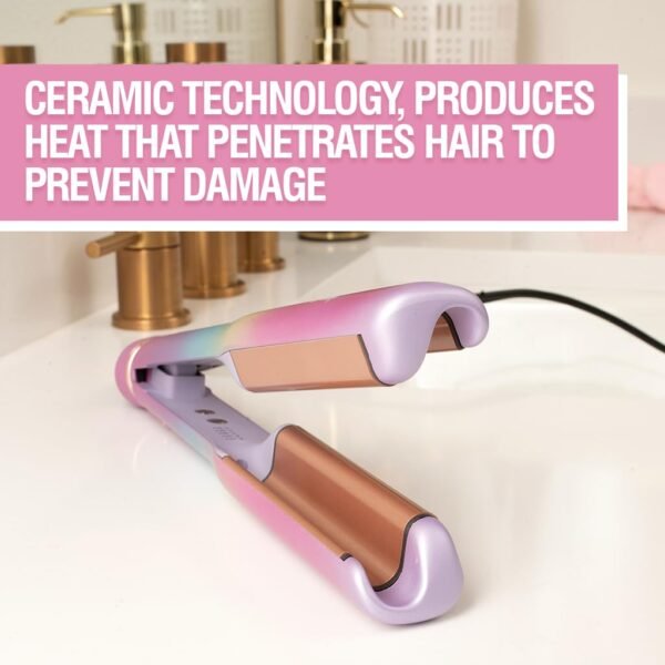 617TMDE8WXL._SL1024_.jpg CHI Vibes Wave On Multifunctional Waver, Curling Iron Creates Long-Lasting Frizz-Free, Crimp-Style Waves & Loose Beachy Curls for All Hair Types